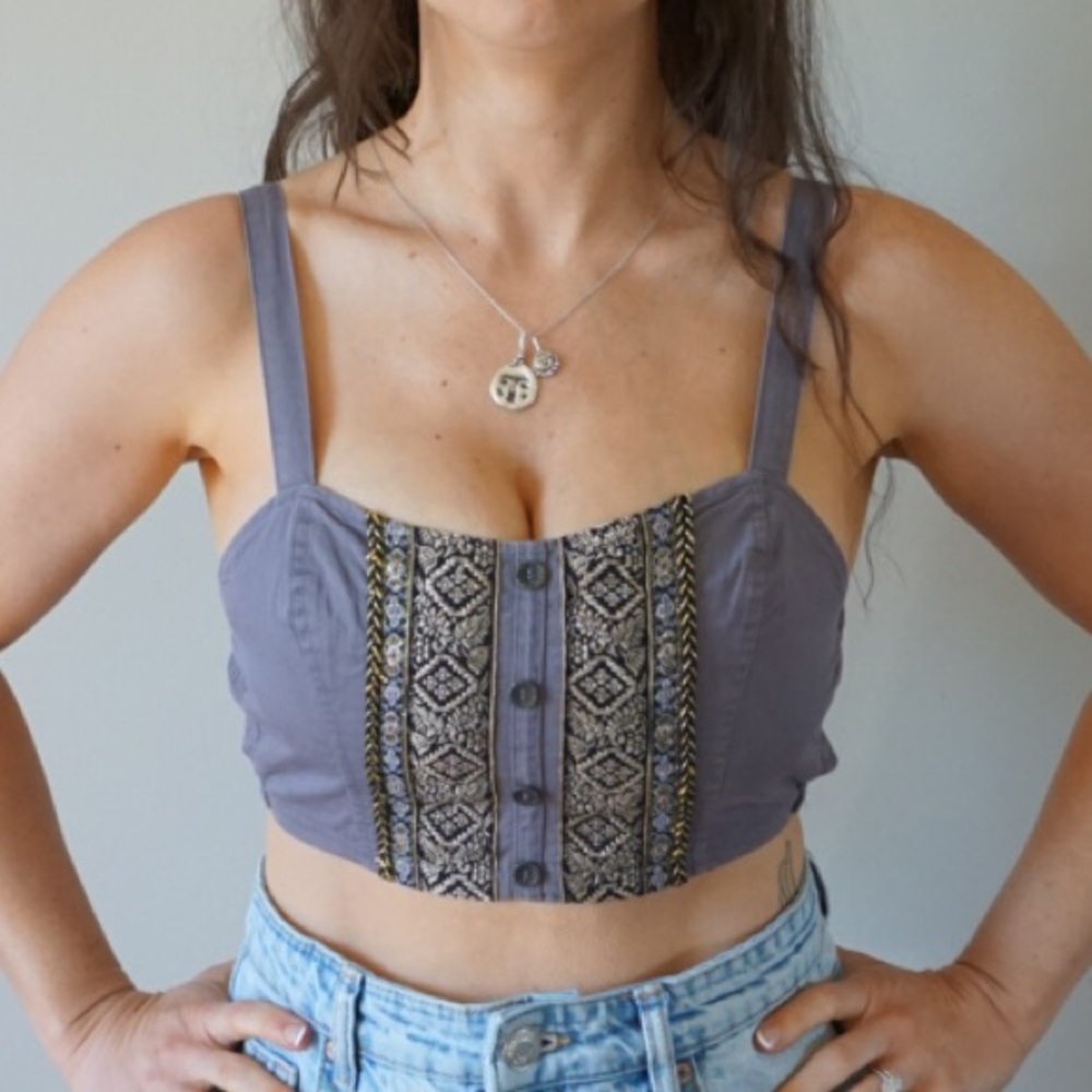 Vintage Vibes crop tank top Urban Outfitters